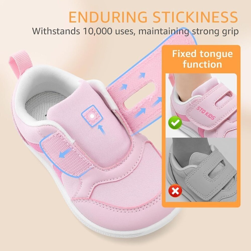 Kids Water-pink Tennis Casual Walking Breathable Lightweight Comfortable Sneaker - Picture 8 of 9
